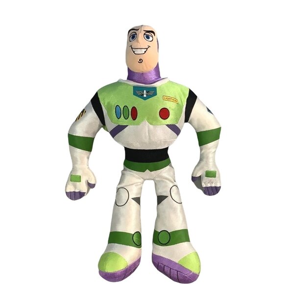 BUZZ LIGHTYEAR Plush Toy Story Doll 18" Disney Pixar Andy Foot Stuffed Animal - Picture 1 of 7